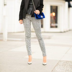 Paige Verdugo Harlequin Print Skinny Jeans